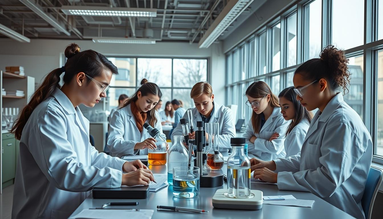 Modern university campus for students