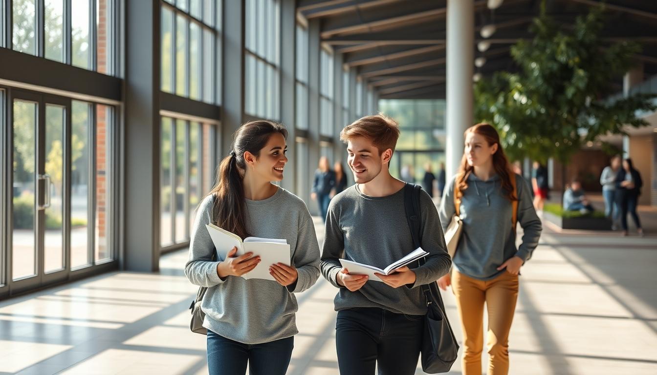 University campus and scholarly atmosphere in Madrid